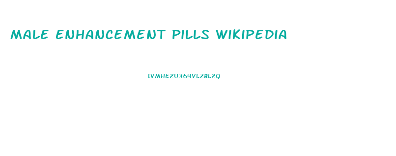Male Enhancement Pills Wikipedia