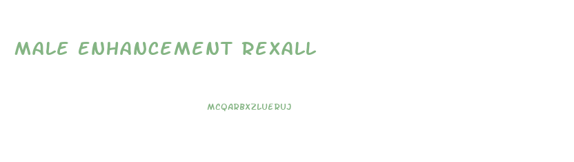 Male Enhancement Rexall