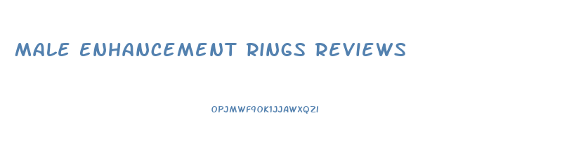 Male Enhancement Rings Reviews