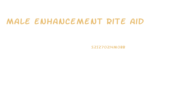 Male Enhancement Rite Aid
