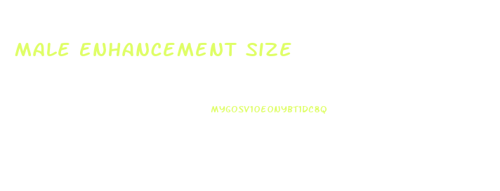 Male Enhancement Size