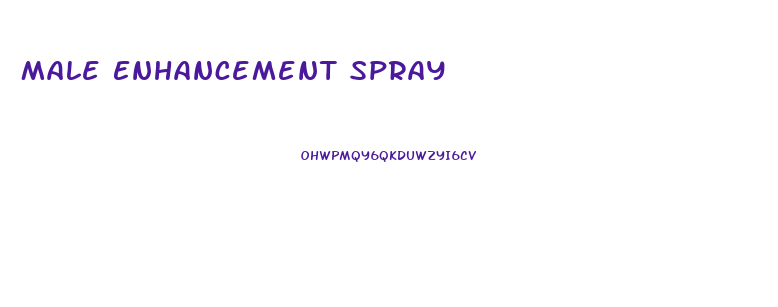 Male Enhancement Spray