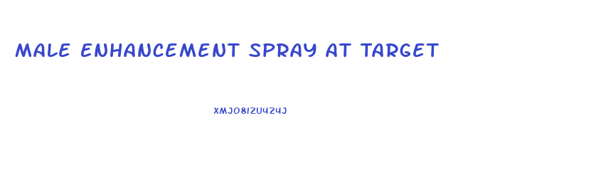 Male Enhancement Spray At Target