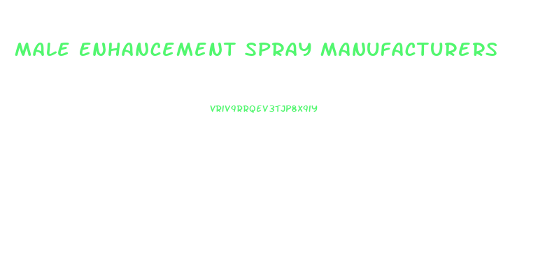 Male Enhancement Spray Manufacturers