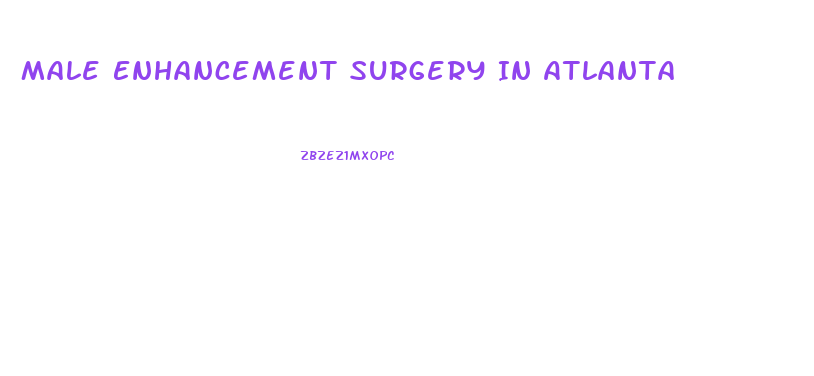 Male Enhancement Surgery In Atlanta