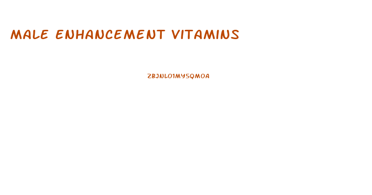 Male Enhancement Vitamins