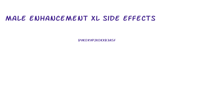 Male Enhancement Xl Side Effects