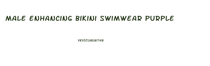 Male Enhancing Bikini Swimwear Purple