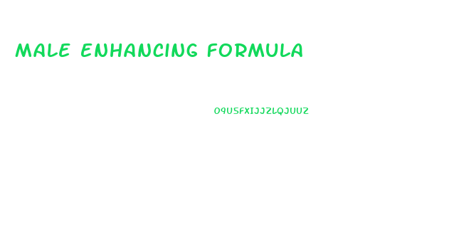 Male Enhancing Formula