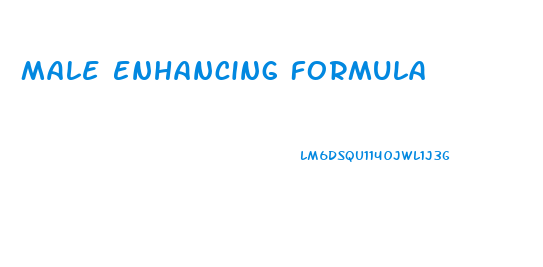 Male Enhancing Formula