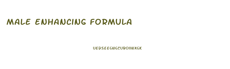 Male Enhancing Formula