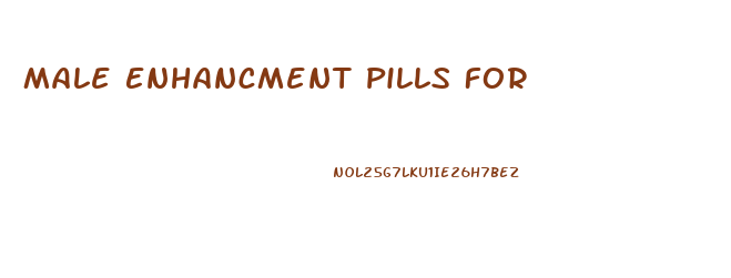 Male Enhancment Pills For