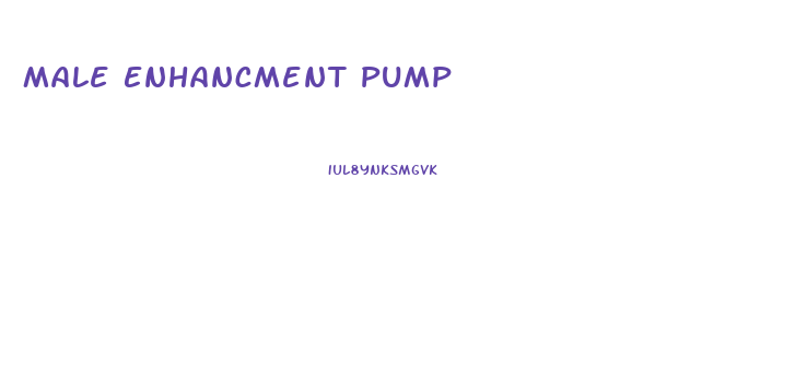Male Enhancment Pump