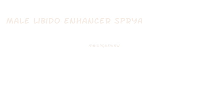 Male Libido Enhancer Sprya