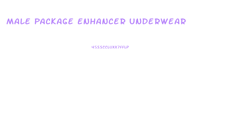 Male Package Enhancer Underwear