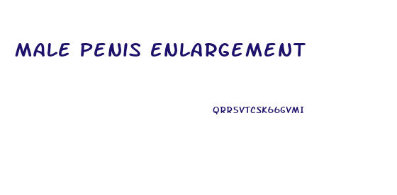 Male Penis Enlargement