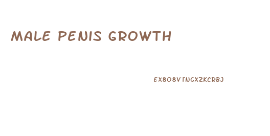 Male Penis Growth