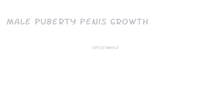 Male Puberty Penis Growth