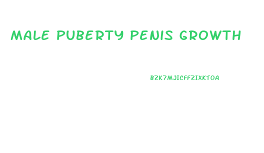 Male Puberty Penis Growth