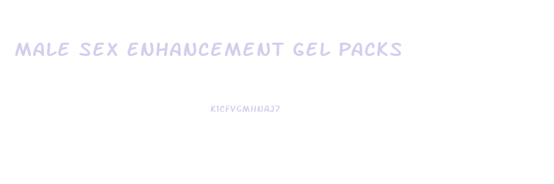 Male Sex Enhancement Gel Packs