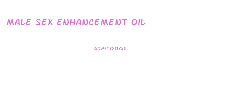 Male Sex Enhancement Oil