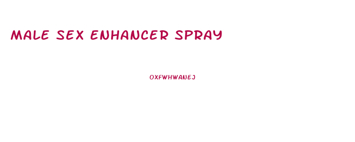 Male Sex Enhancer Spray