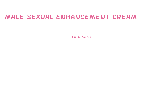 Male Sexual Enhancement Cream