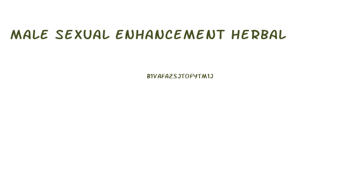 Male Sexual Enhancement Herbal