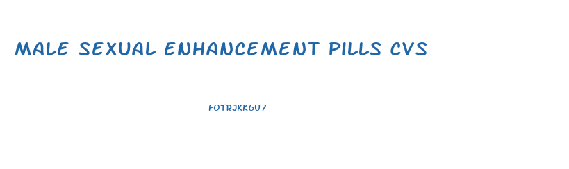 Male Sexual Enhancement Pills Cvs