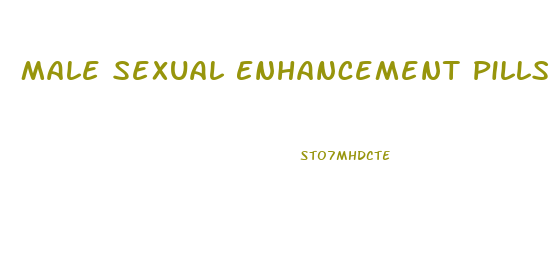 Male Sexual Enhancement Pills Gnc