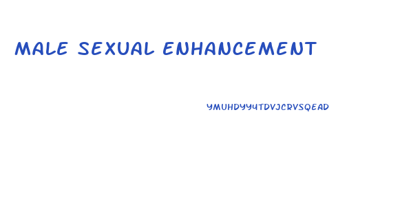 Male Sexual Enhancement