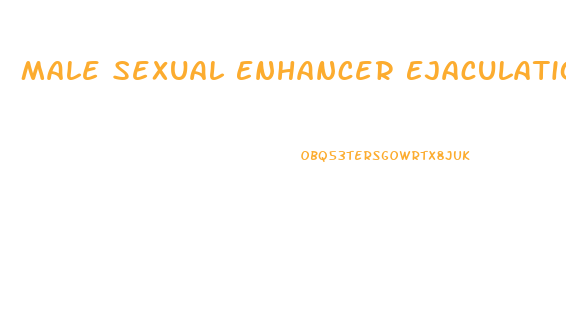 Male Sexual Enhancer Ejaculation Volume Maximizer The Ropes