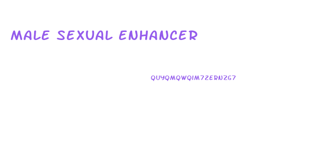 Male Sexual Enhancer