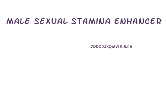Male Sexual Stamina Enhancer