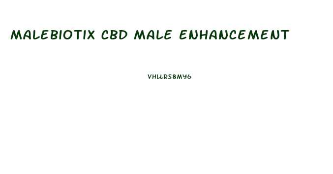 Malebiotix Cbd Male Enhancement