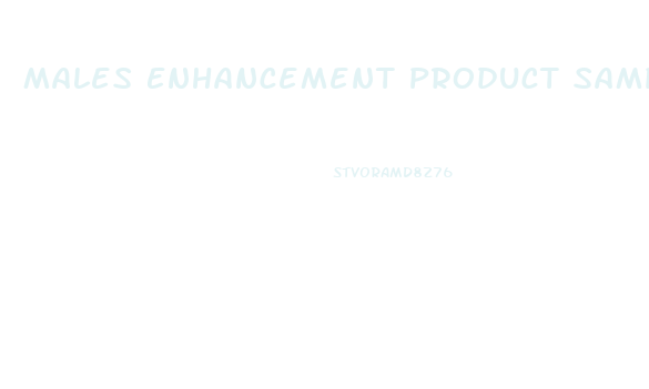 Males Enhancement Product Samples