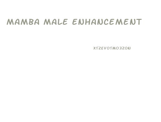 Mamba Male Enhancement