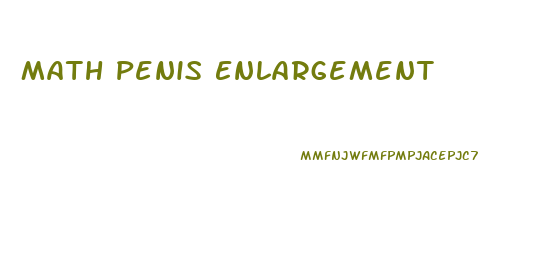 Math Penis Enlargement