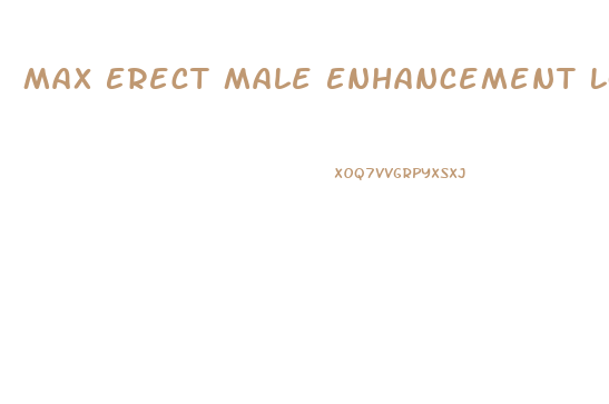 Max Erect Male Enhancement Lotion