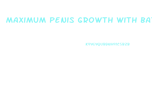 Maximum Penis Growth With Bathmate