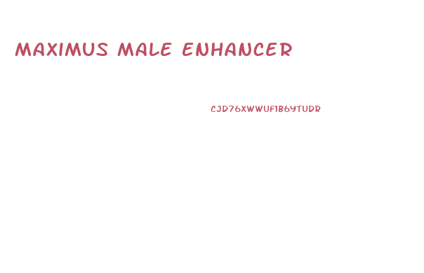 Maximus Male Enhancer