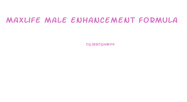 Maxlife Male Enhancement Formula