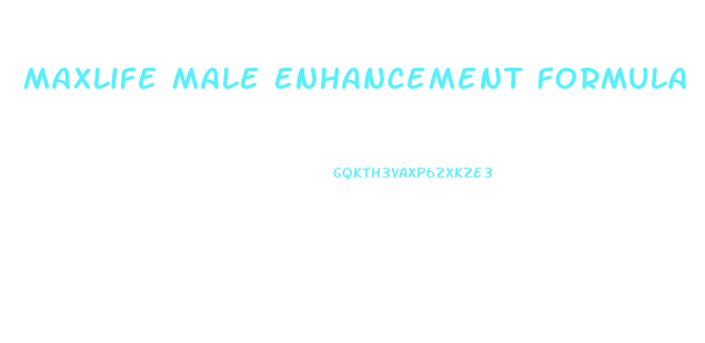 Maxlife Male Enhancement Formula