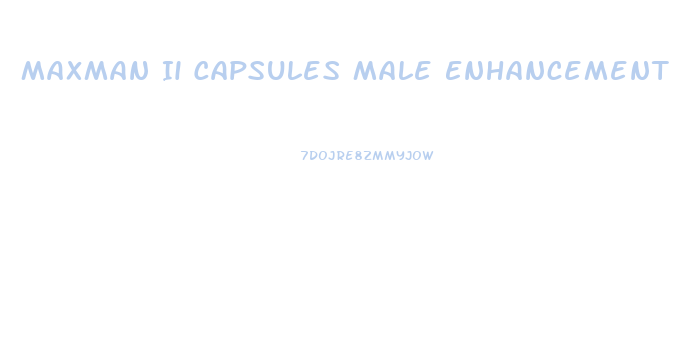 Maxman Ii Capsules Male Enhancement