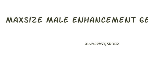 Maxsize Male Enhancement Gel Para Que Sirve