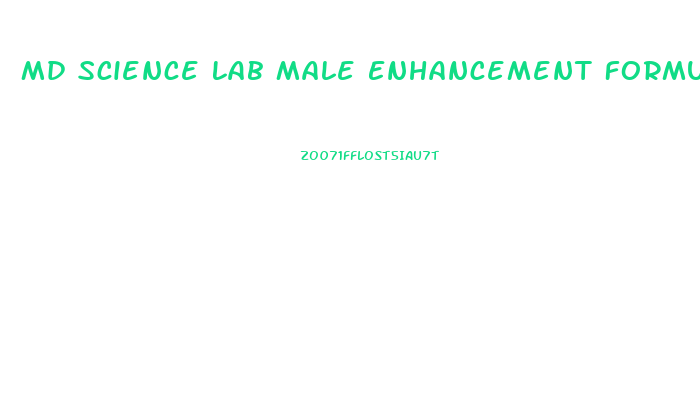 Md Science Lab Male Enhancement Formula Cream