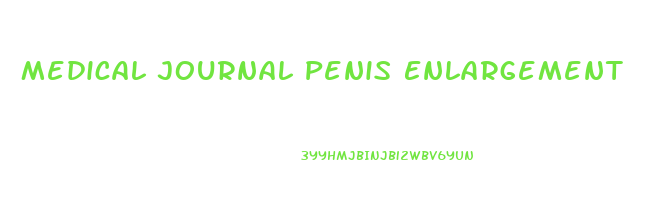 Medical Journal Penis Enlargement
