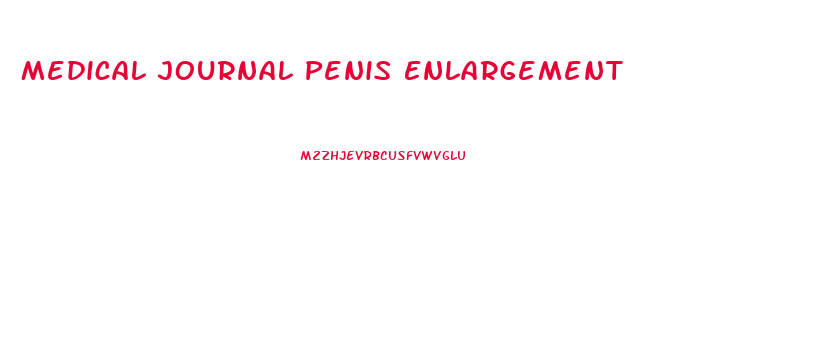 Medical Journal Penis Enlargement