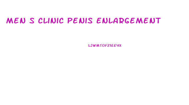 Men S Clinic Penis Enlargement