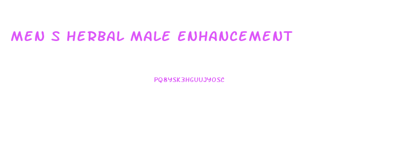 Men S Herbal Male Enhancement